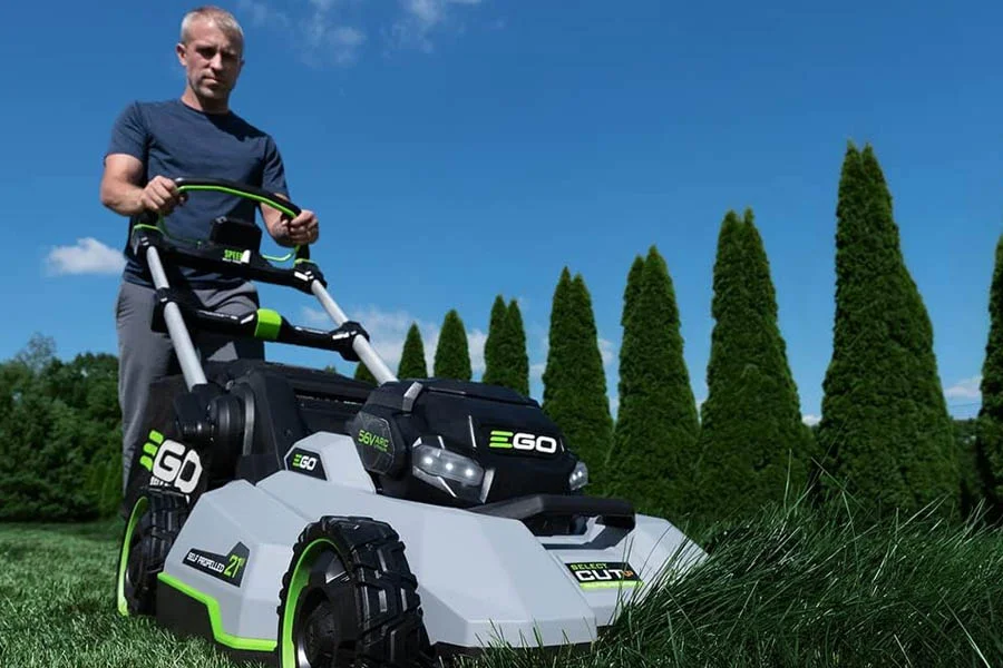 cordless self propelled lawn mowers