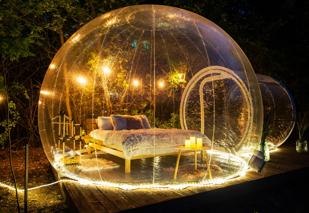 inflatable transparent bubble tent