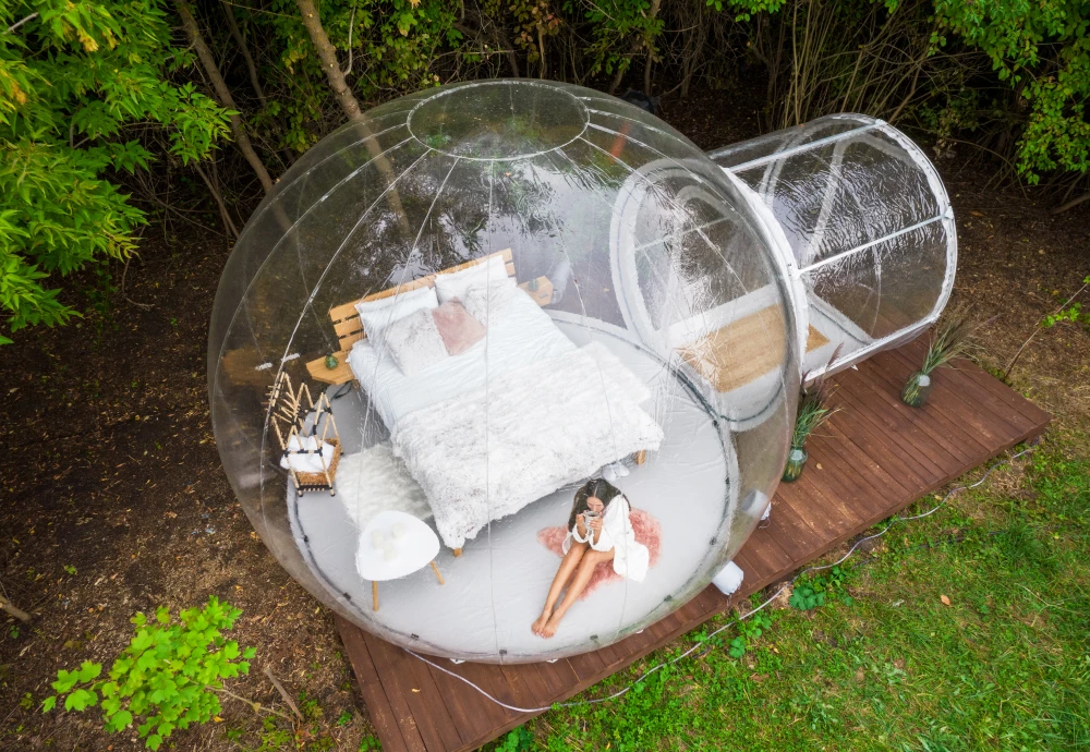 outdoor inflatable bubble tent