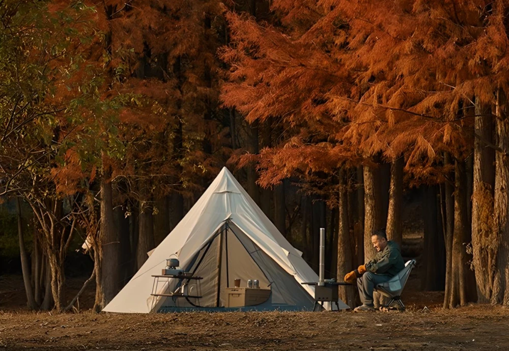 pyramid style tent