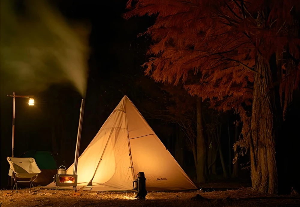 pyramid style tent