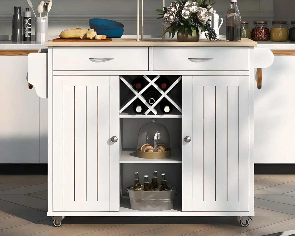 kitchen cart on wheels