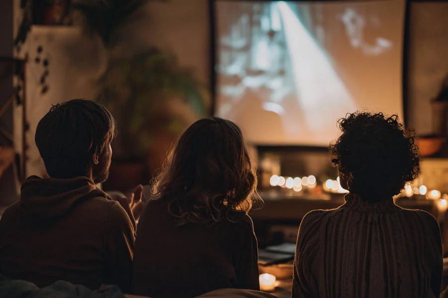 projector for home with screen