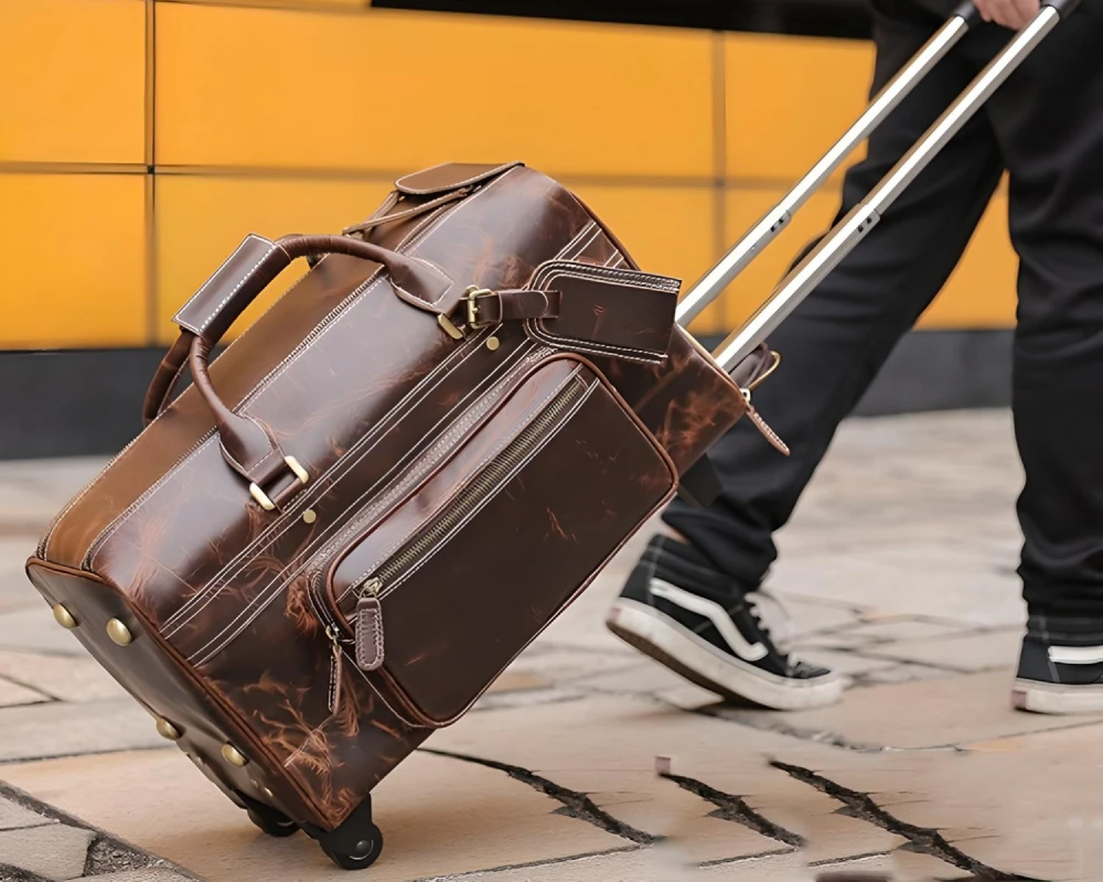 soft luggage with wheels