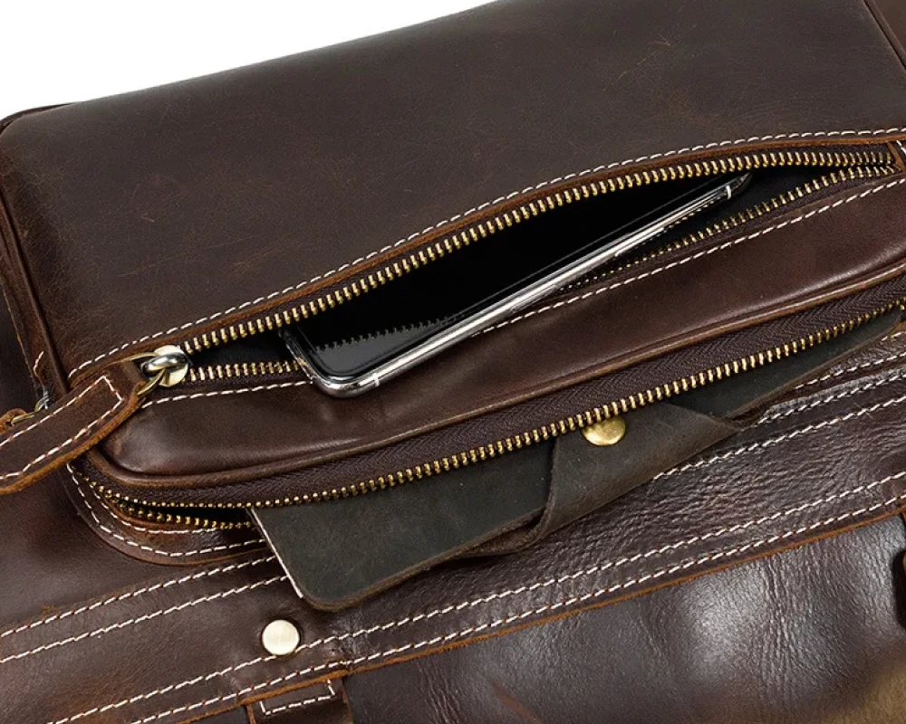 best leather carry on