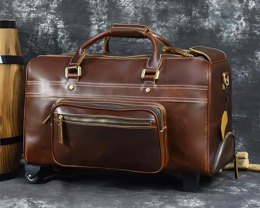 luggage carrier on wheels