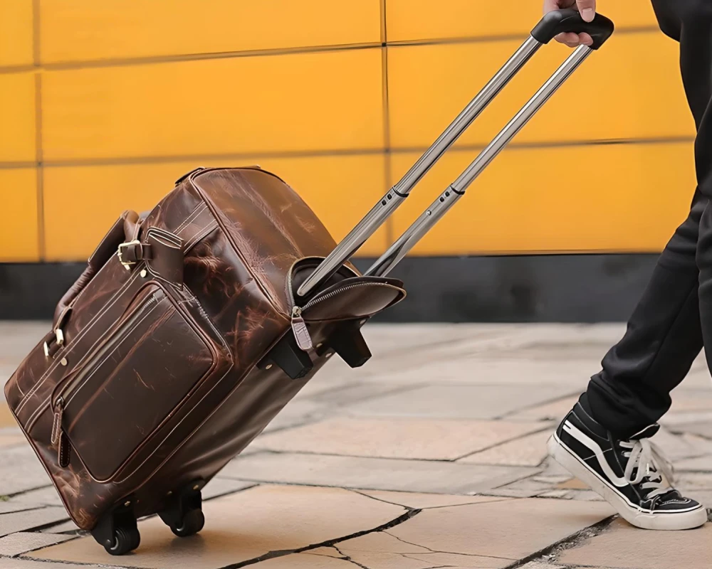 best leather carry on